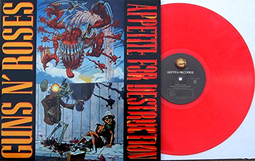 Guns N' Roses Blue Vinyl Record Album