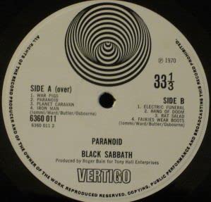 Black Sabbath (UK Vertigo Swirl, 1970)