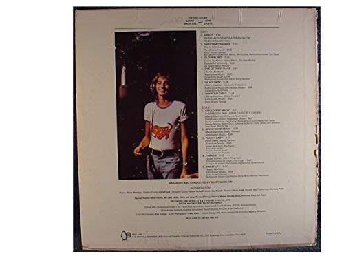 Barry Manilow's Rare Self-Titled 1973 LP