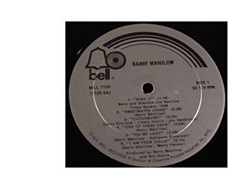 Barry Manilow's Rare Self-Titled 1973 LP