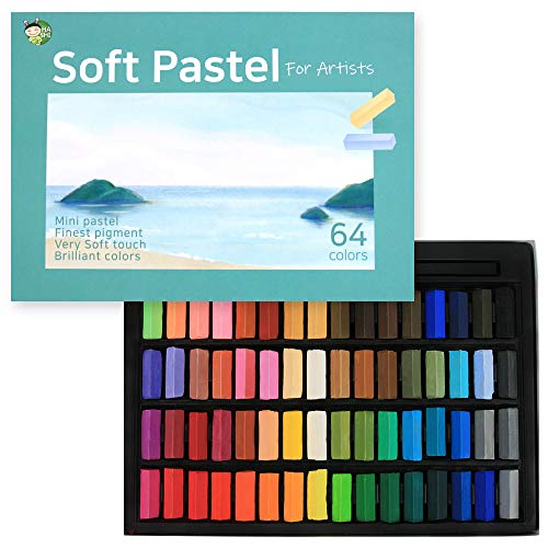 Soft Chalk Pastels with 64 Colors