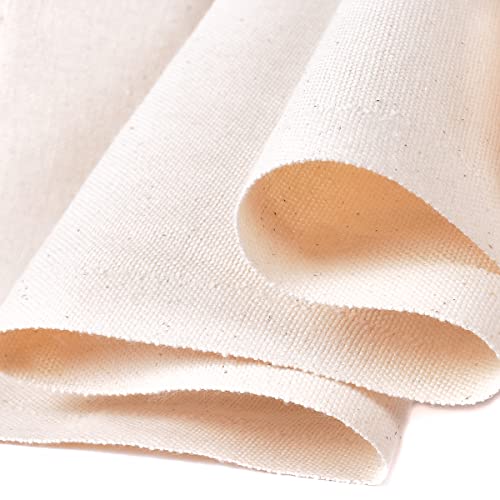 Natural Cotton Duck Canvas Fabric - 3 Yards