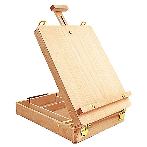 Wooden Tabletop Painting Easel for Artists