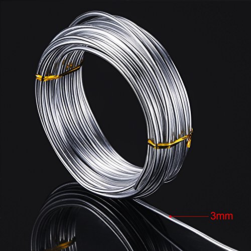 Bendable 3mm Aluminum Wire for Art