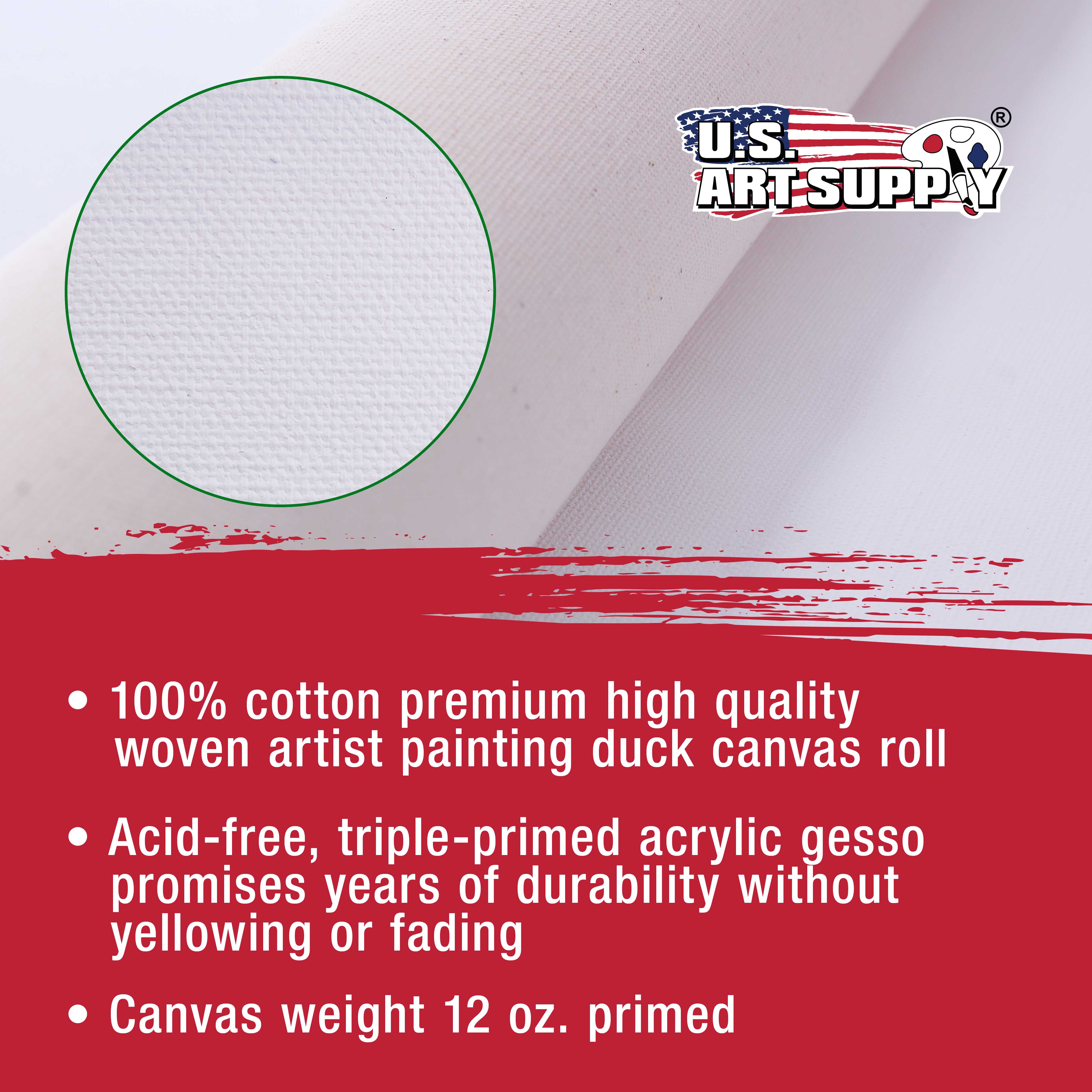 63" 100% Cotton Canvas Roll - 6 Yards