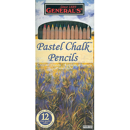 General Pencil 4400-12A MultiPastel Pencils 12/Pkg-Assorted Colors