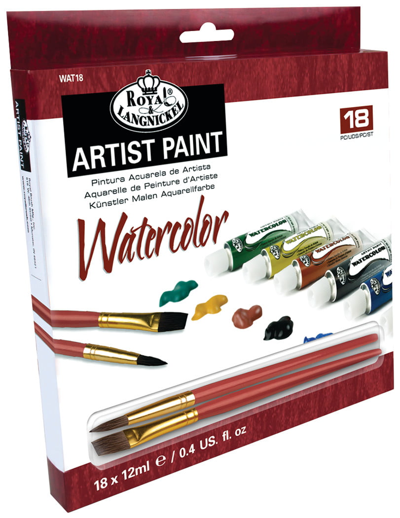 18-Color Watercolor Paint Set by Royal & Langnickel
