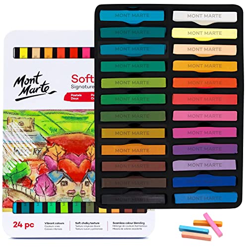 Vibrant 24pc Soft Pastels in Signature Tin Box
