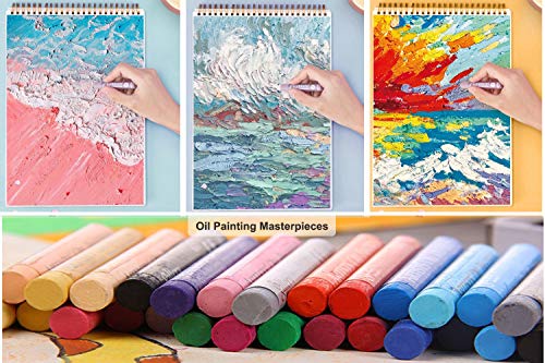 Soft Oil Pastel Set for Art, Kids & Artists (50 pcs)