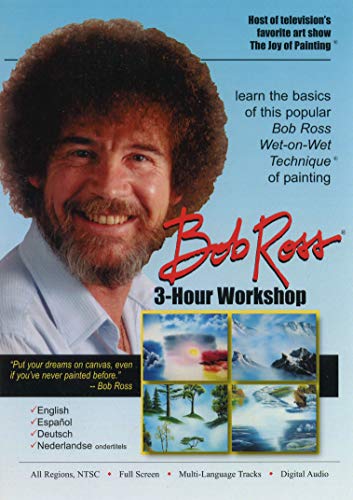 Bob Ross style painting supplies