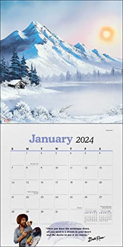 Bob Ross Calendar 2024