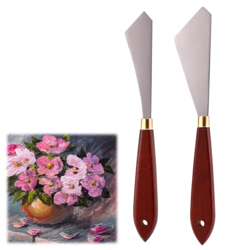 Stainless Steel Palette Knife Set for Painting - 2PCS