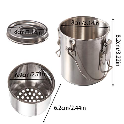 Stainless Steel Paintbrush Washer with Lid & Filter