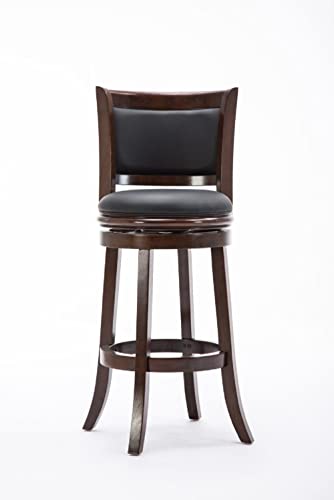 Augusta 29-Inch Cappuccino Swivel Stool by Boraam