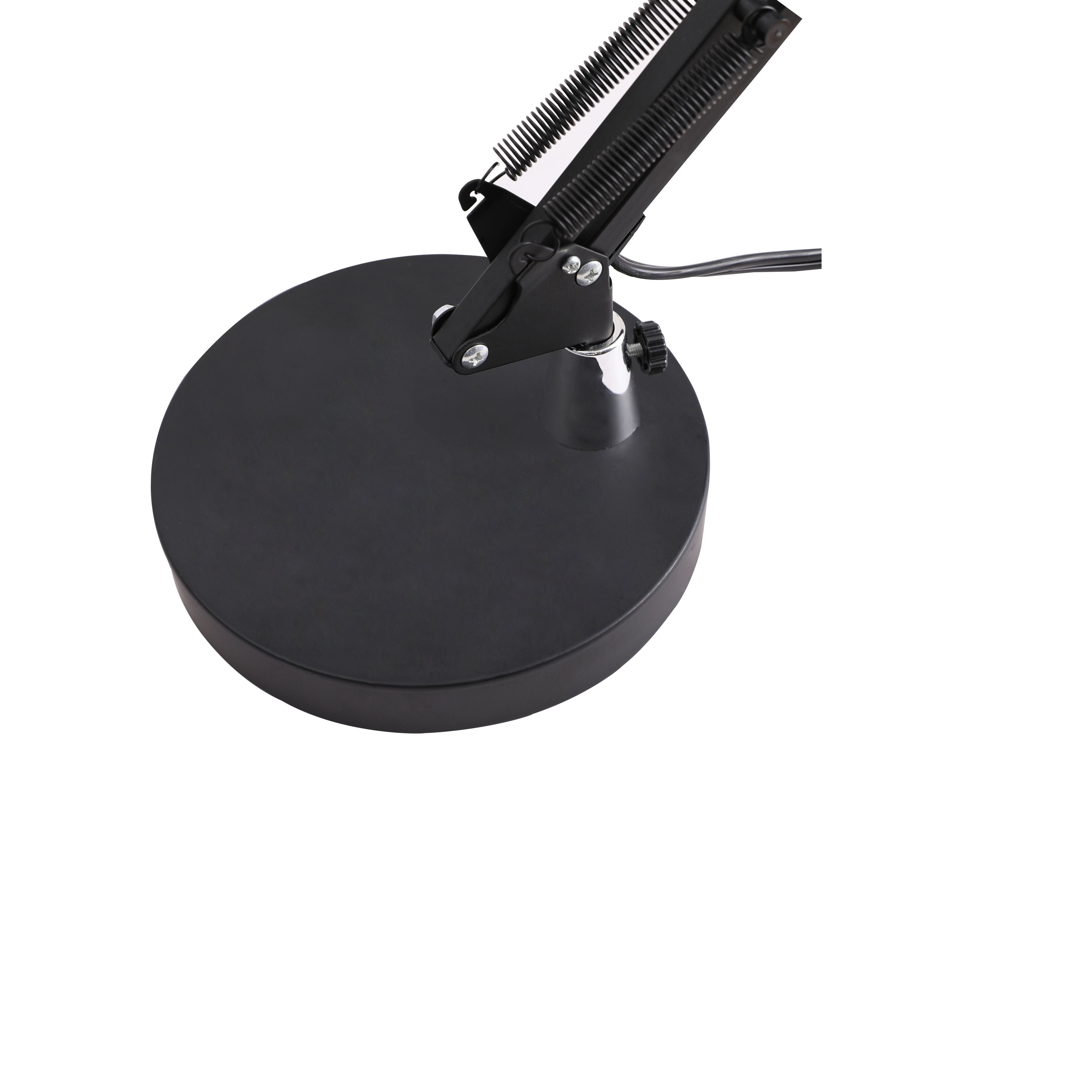 LED Architect Desk Lamp in Black Metal Finish