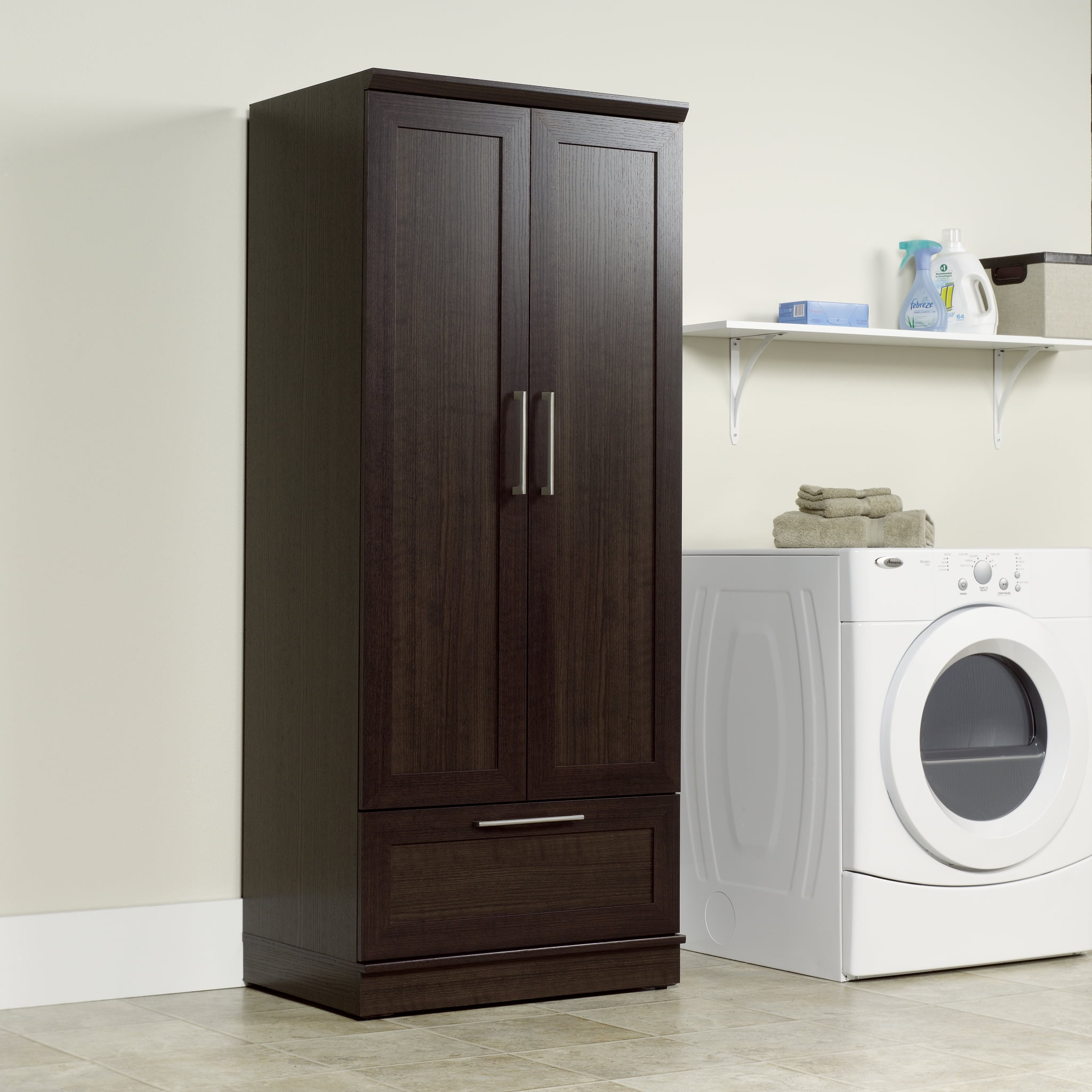 Dakota Oak Sauder Homeplus Wardrobe