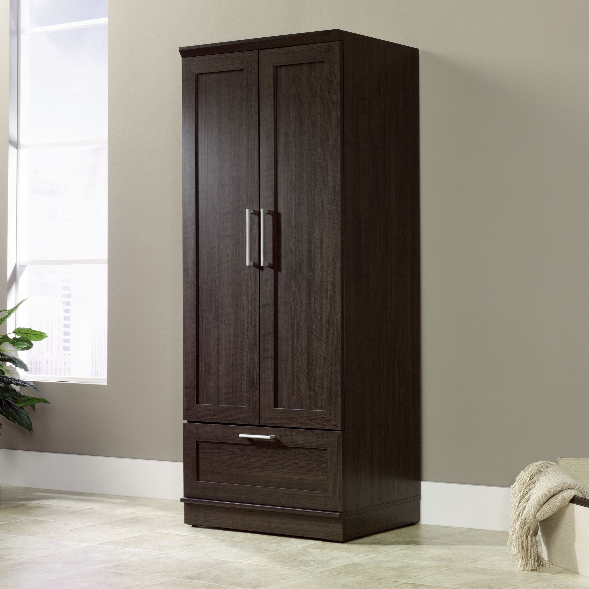 Dakota Oak Sauder Homeplus Wardrobe