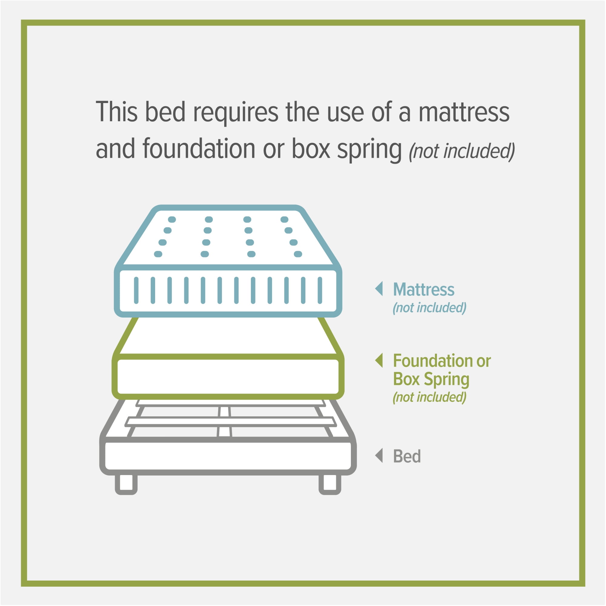 Modern Upholstered Platform Bed Frame with Headboard