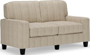 Serta RTA Palisades Faux Leather Loveseat