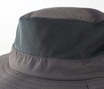UPF50+ Wide Brim Mesh Sun Hat - Dark Gray