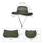 3-Pack Men's Fishing Hats with Sun Protection Flap