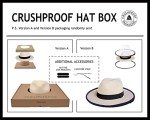 Pineapple Star UPF50+ Sun Straw Fedora Hat