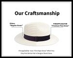 Pineapple Star UPF50+ Sun Straw Fedora Hat