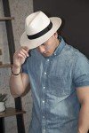 Pineapple Star UPF50+ Sun Straw Fedora Hat