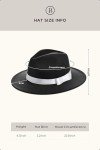 1920s Gatsby Panama Fedora Hat for Men