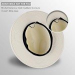 Wide Brim Straw Panama Hat for Summer