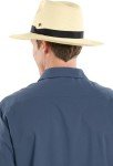 Lightweight UPF 50+ Peyton Sun Fedora - Ivory/Black