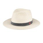 Levi's Lightweight Black Straw Fedora Hat for Men