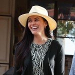 Lightweight UPF 50+ Peyton Sun Fedora - Ivory/Black