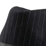 Classic Unisex Manhattan Gangster Fedora Hat - Black