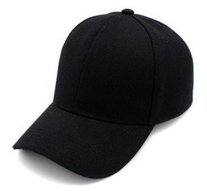 Classic Adjustable Black Baseball Cap for Everyone