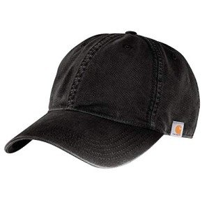 Carhartt Black Cotton Canvas Cap for Men