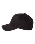 Black Flexfit 6277 Wooly Combed Twill Cap