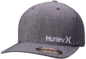 Hurley Men's Flexfit Light Grey Baseball Cap
