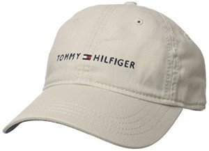 Tommy Hilfiger Men's Logo Dad Cap - Tommy Stone
