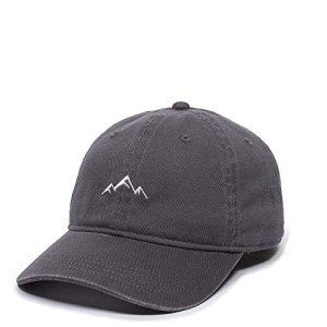Charcoal Embroidered Outdoor Cap - Adjustable Dad Hat