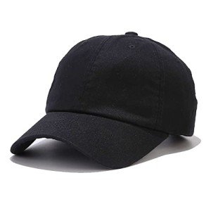 Classic Adjustable Low Profile Baseball Cap - Black