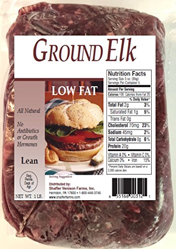 10 Packs of Premium Ground Elk Meat