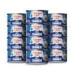 Wild Caught White Crab Meat, 12 Cans