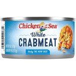 Wild Caught White Crab Meat, 12 Cans