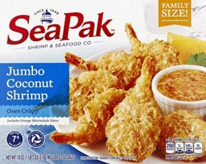 SeaPak Jumbo Coconut Shrimp with Marmalade Sauce 18 oz