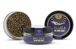 Fresh Malossol River Beluga Caviar - 1 oz Jar