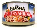 Geisha Wild Caught Tiny Shrimp - 4 Cans
