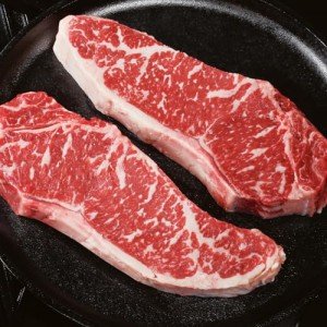 Aged American Kobe Kansas City Strip Steaks (4-Pack)