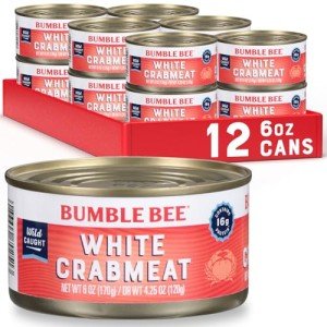 Bumble Bee White Flake Crab Meat, 6 oz Cans