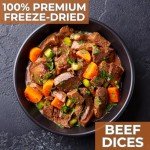 Freeze-Dried Beef Dices for Camping & Meal Prep
